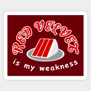 Red Velvet is my Weakness Sticker